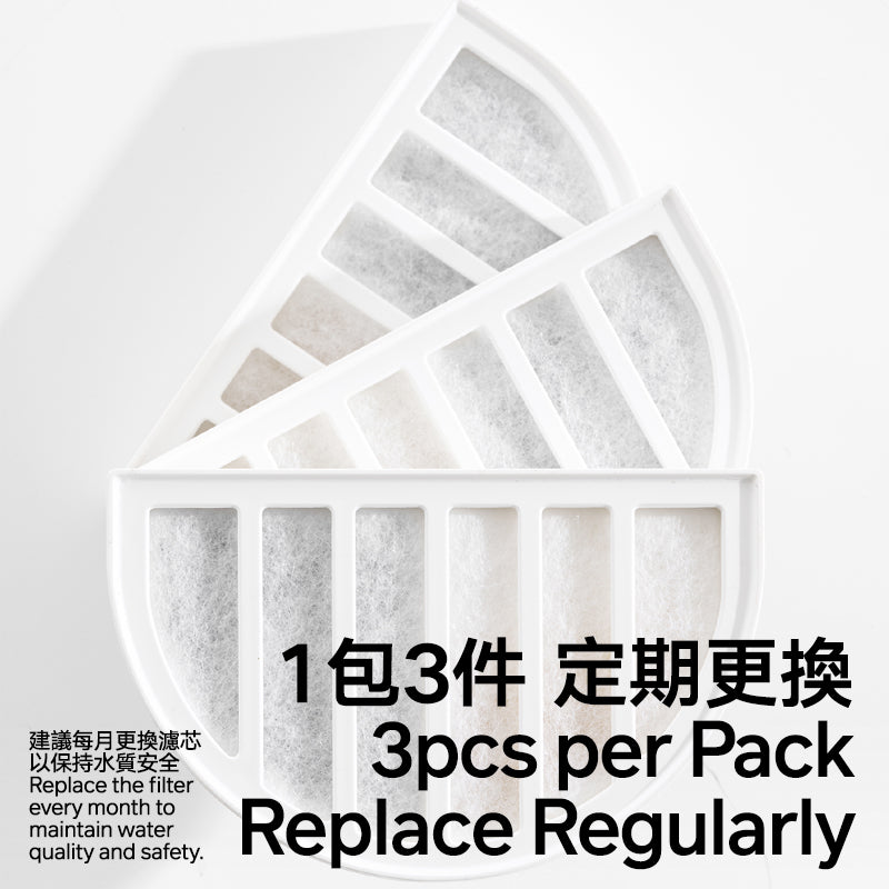 Filter for Wirelelss Water Fountain - 3pcs